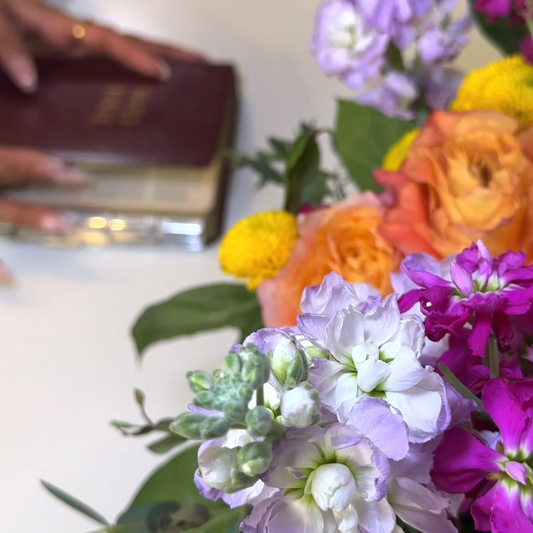 Bible Study + Bloom Bar